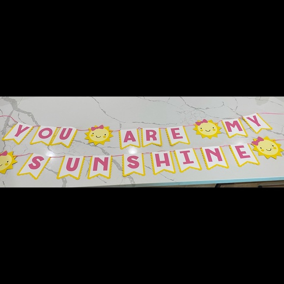 You Are My Sunshine party decorations - Picture 3 of 6